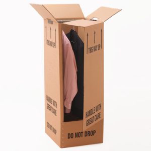 Wardrobe Box with Rail